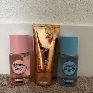 PINK Victoria's Secret Pink and Blue Body Moisturizer